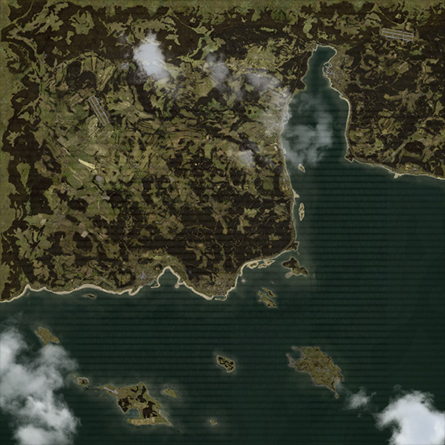 Map of Chernarus.