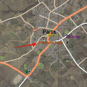 Map location of Diamond Trader.