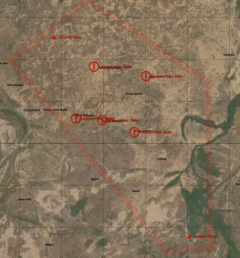 The Kawiya conquest map.