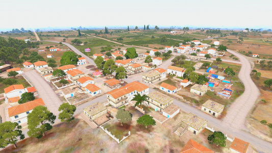 An overview of the Therisa township.