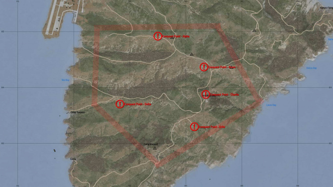 The Airstation MIKE-26 conquest map.