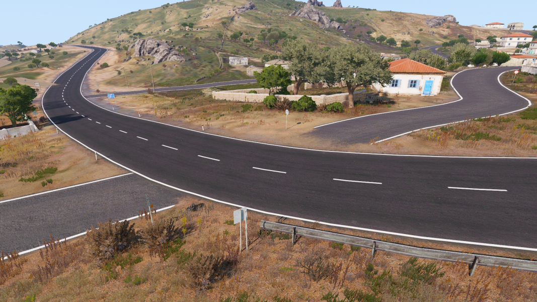 The SAM retextured roads.